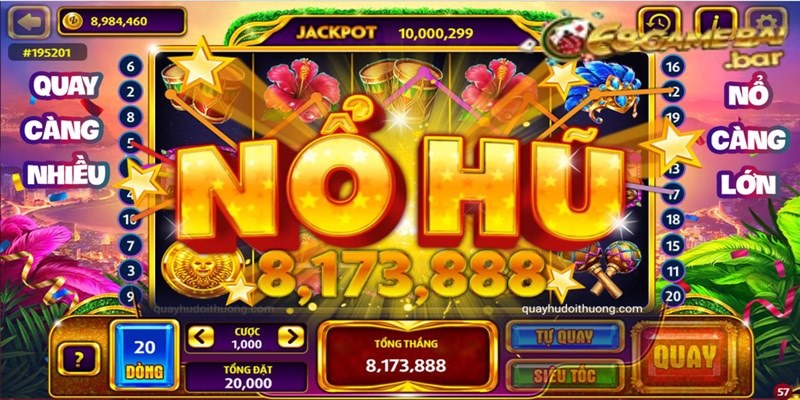 Sảnh trò chơi game slot THAbet đang được ưa chuộng