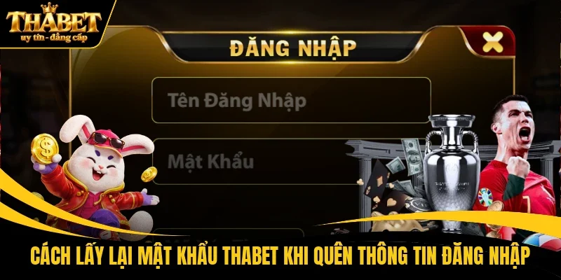 Cách lấy lại mật khẩu THABET