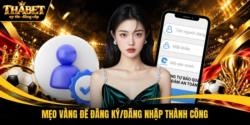 Mẹo vàng để đăng ký/đăng nhập thành công